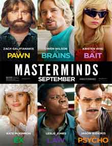Ver Masterminds (De-mentes criminales) (2016)